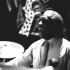 MUSIQUE Art Blakey in concert with The Jazz Messengers at Plougonven (Bretagne, France) in 1985. Photo by Roland Godefroy