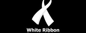 white ribbon